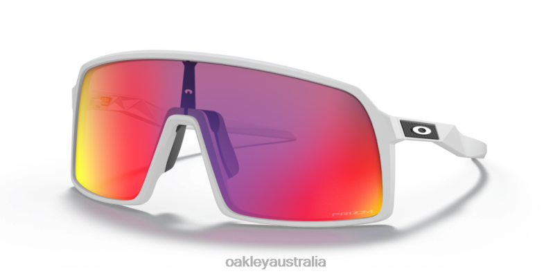 Sutro (Low Bridge Fit) Prizm Road Lenses, Matte White Frame Oakley2ZJX467