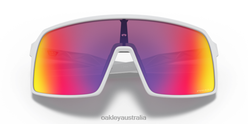 Sutro (Low Bridge Fit) Prizm Road Lenses, Matte White Frame Oakley2ZJX467