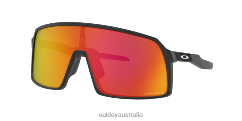 Sutro (Low Bridge Fit) Prizm Ruby Lenses, Matte Black Frame Oakley2ZJX473