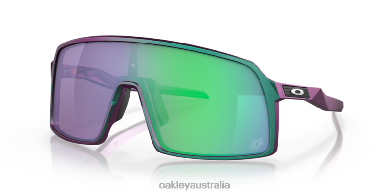 Sutro Troy Lee Designs Series Prizm Jade Lenses, Troy Lee Designs Matte Purple Green Shift Frame Oakley2ZJX928