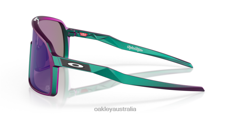 Sutro Troy Lee Designs Series Prizm Jade Lenses, Troy Lee Designs Matte Purple Green Shift Frame Oakley2ZJX928