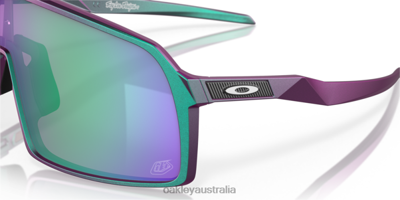 Sutro Troy Lee Designs Series Prizm Jade Lenses, Troy Lee Designs Matte Purple Green Shift Frame Oakley2ZJX928
