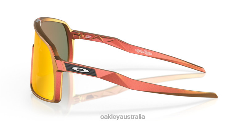 Sutro Troy Lee Designs Series Prizm Ruby Lenses, Troy Lee Designs Red Gold Shift Frame Oakley2ZJX929