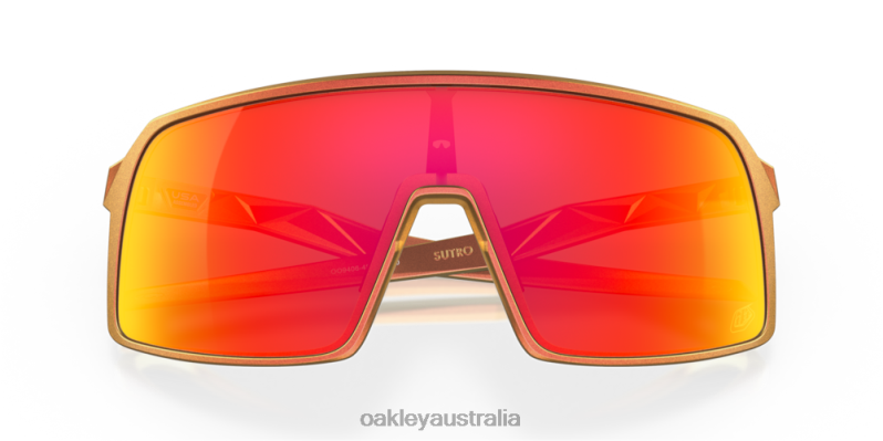 Sutro Troy Lee Designs Series Prizm Ruby Lenses, Troy Lee Designs Red Gold Shift Frame Oakley2ZJX929