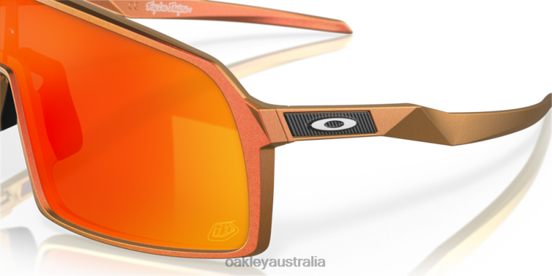 Sutro Troy Lee Designs Series Prizm Ruby Lenses, Troy Lee Designs Red Gold Shift Frame Oakley2ZJX929