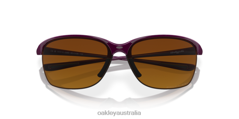 Unstoppable Brown Gradient Polarized Lenses, Raspberry Spritzer Frame Oakley2ZJX694