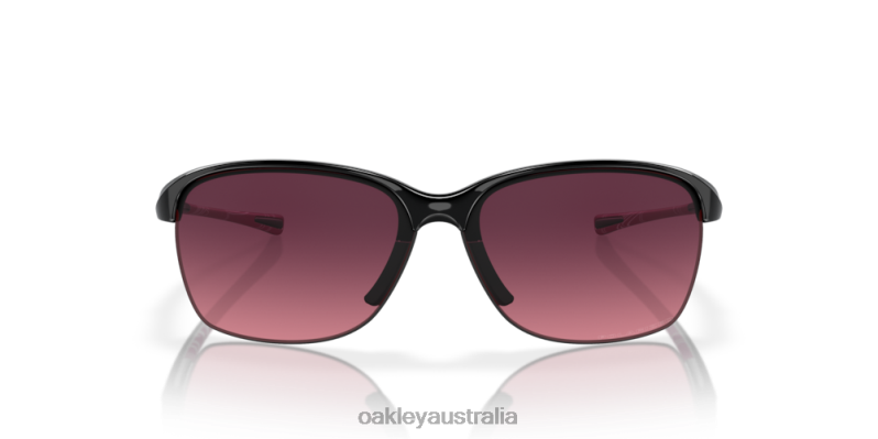 Unstoppable Rose Gradient Polarized Lenses, Polished Black Frame Oakley2ZJX695