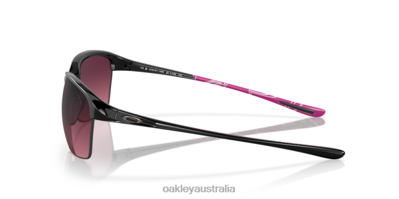 Unstoppable Rose Gradient Polarized Lenses, Polished Black Frame Oakley2ZJX695