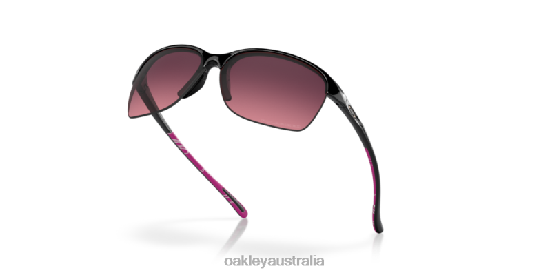 Unstoppable Rose Gradient Polarized Lenses, Polished Black Frame Oakley2ZJX695