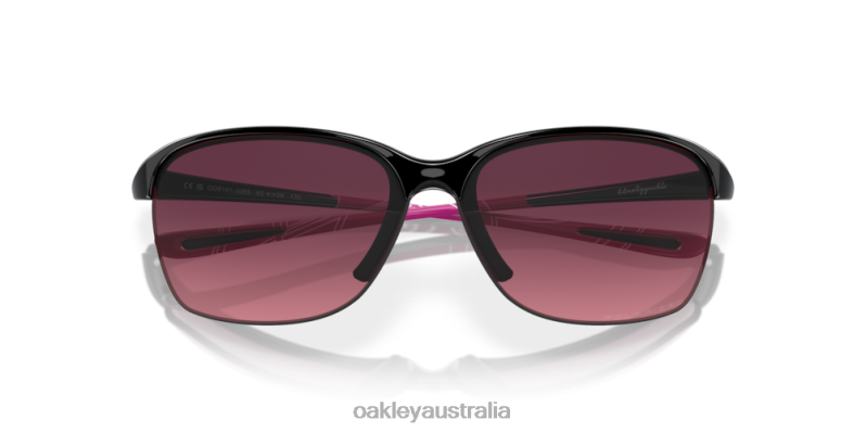 Unstoppable Rose Gradient Polarized Lenses, Polished Black Frame Oakley2ZJX695